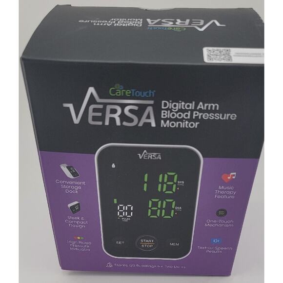 Care Touch VERSA Digital Arm Blood Pressure Monitor - NEW SEALED - Picture 3 of 9